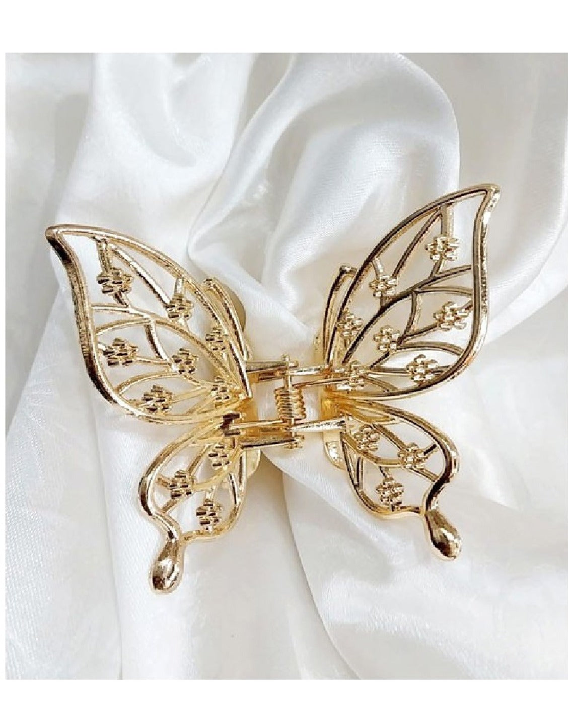Elegant Butterfly Shaped Hair Clip - Golden (TK16460)