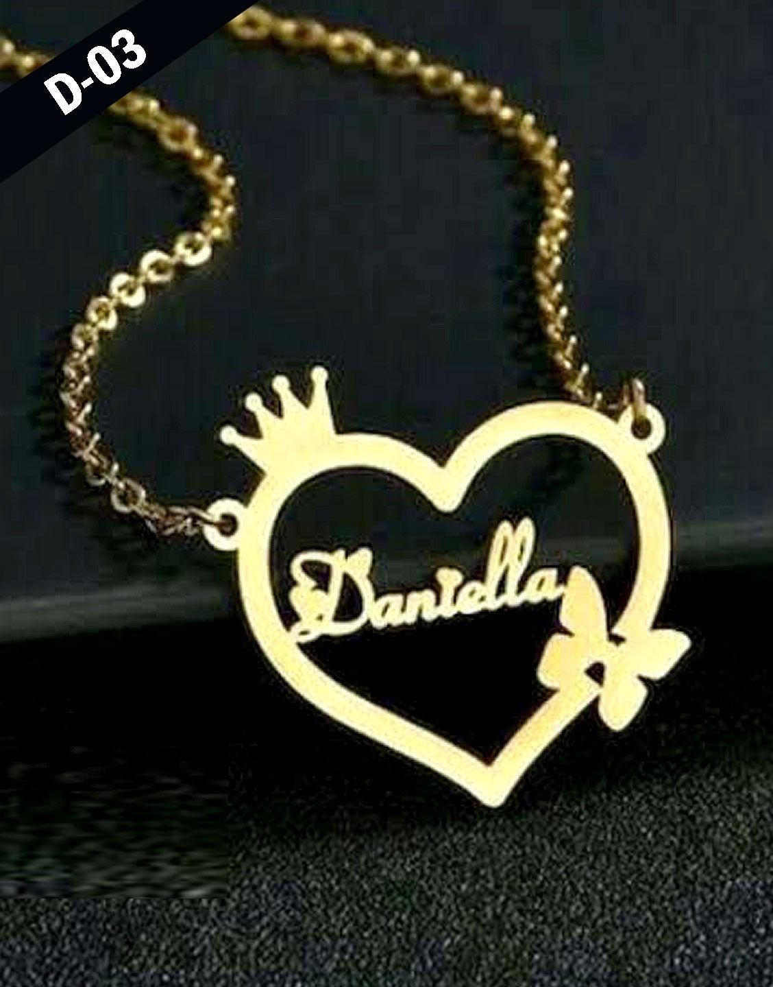 Customized Name Locket Necklace for Girls - Ideal for Gifting (TK18063)