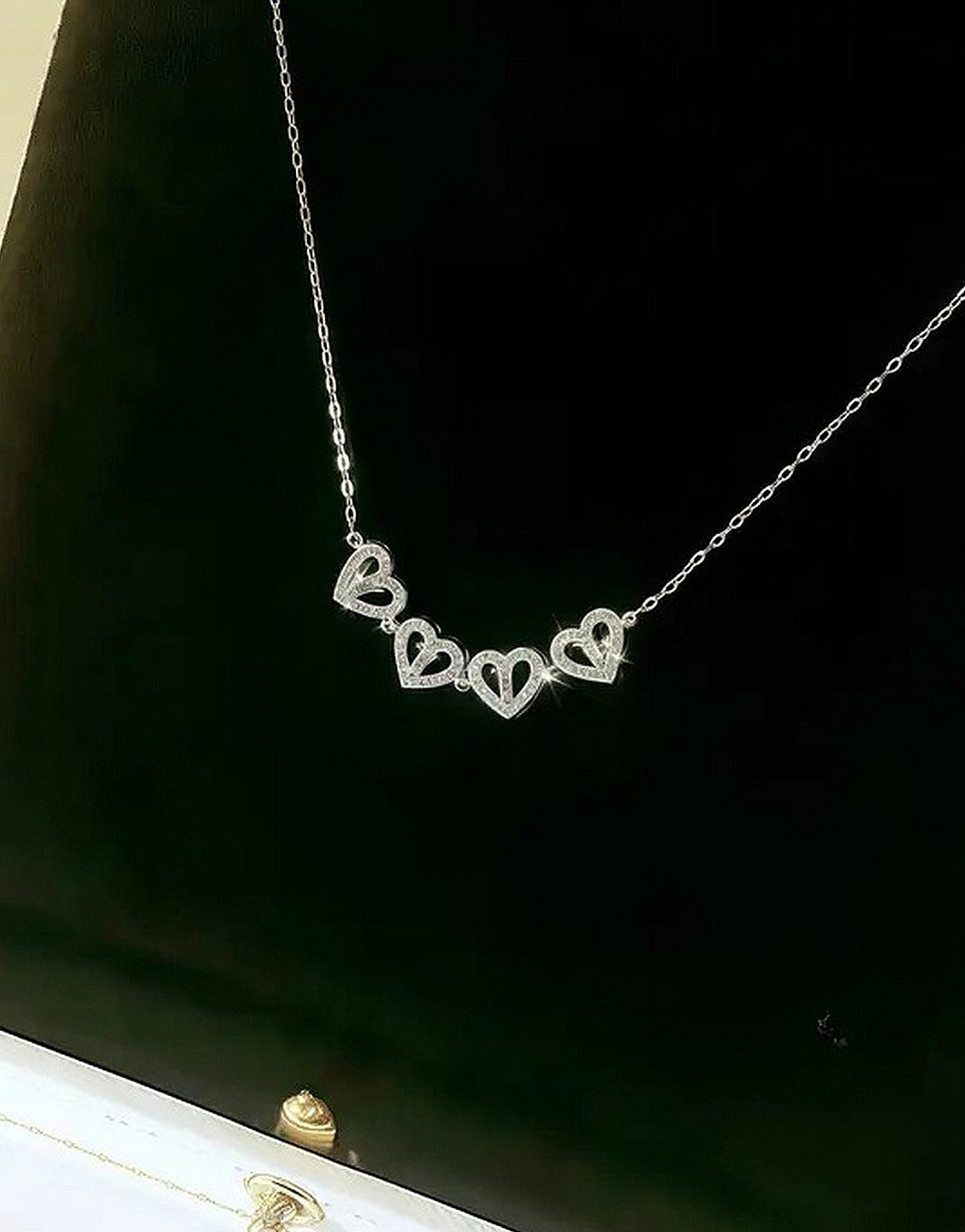 Delightful Double-Wearing Lucky Grass Design Silver Pendant Necklace - Perfect for Daily Wear & Gifting (TK18115)