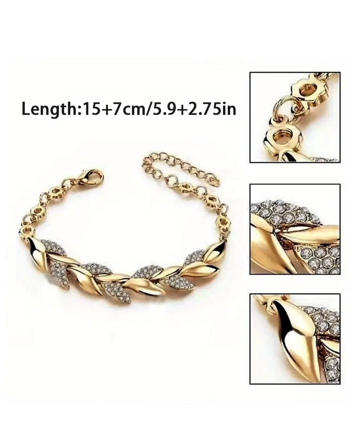 Luxurious Design Golden Trendy Bracelet for Women (TK18129)