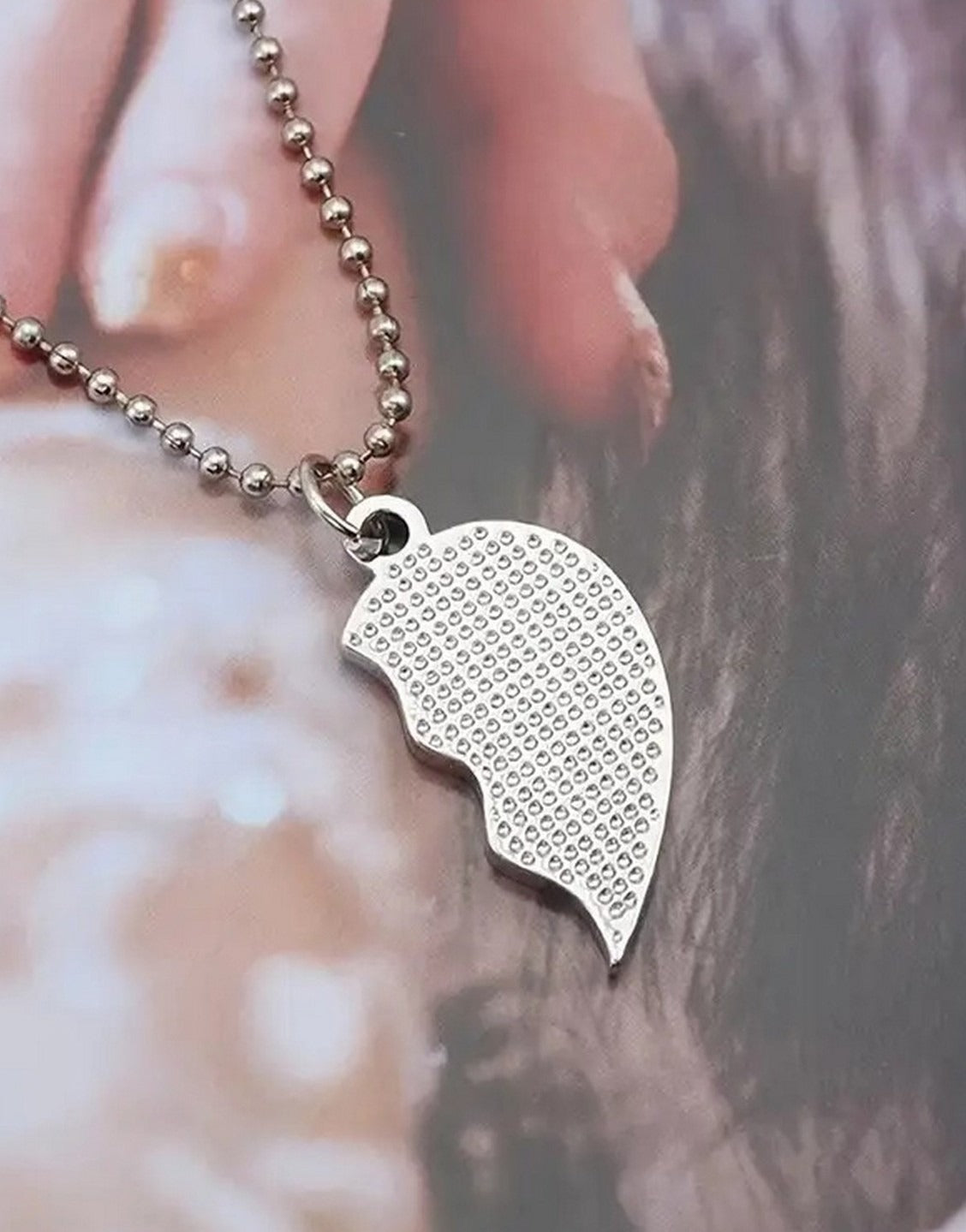 Pack of 2 Best Friends Heart Pendant Necklace - A Friendship Jewellery Gift (TK18138)