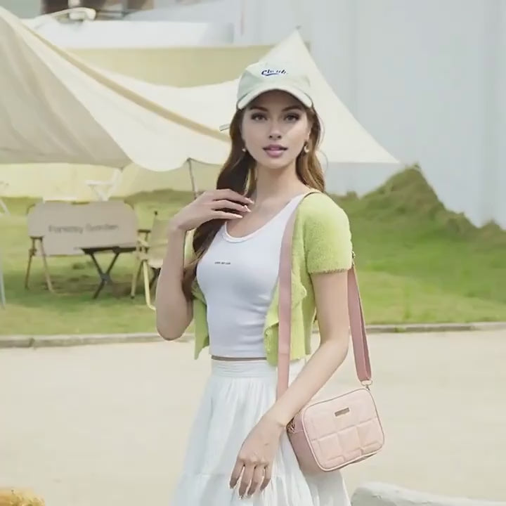 Trendy Black Crossbody Shoulder Bag for Girls (TK18146)