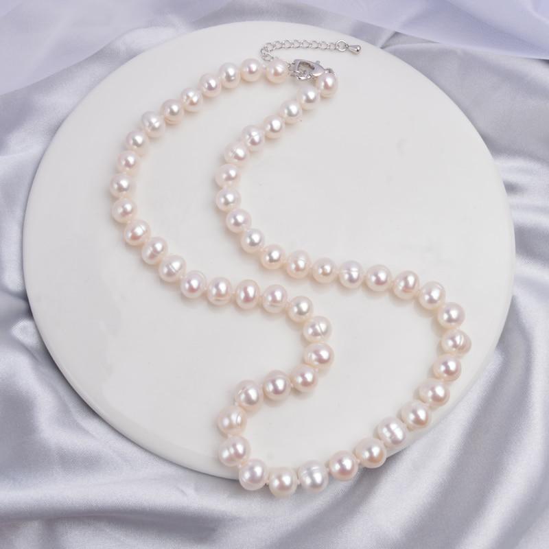 Natural White Freshwater Pearl Necklace - trinkets.pk