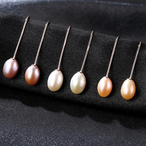 Sterling Silver Freshwater Pearl Earrings - trinkets.pk