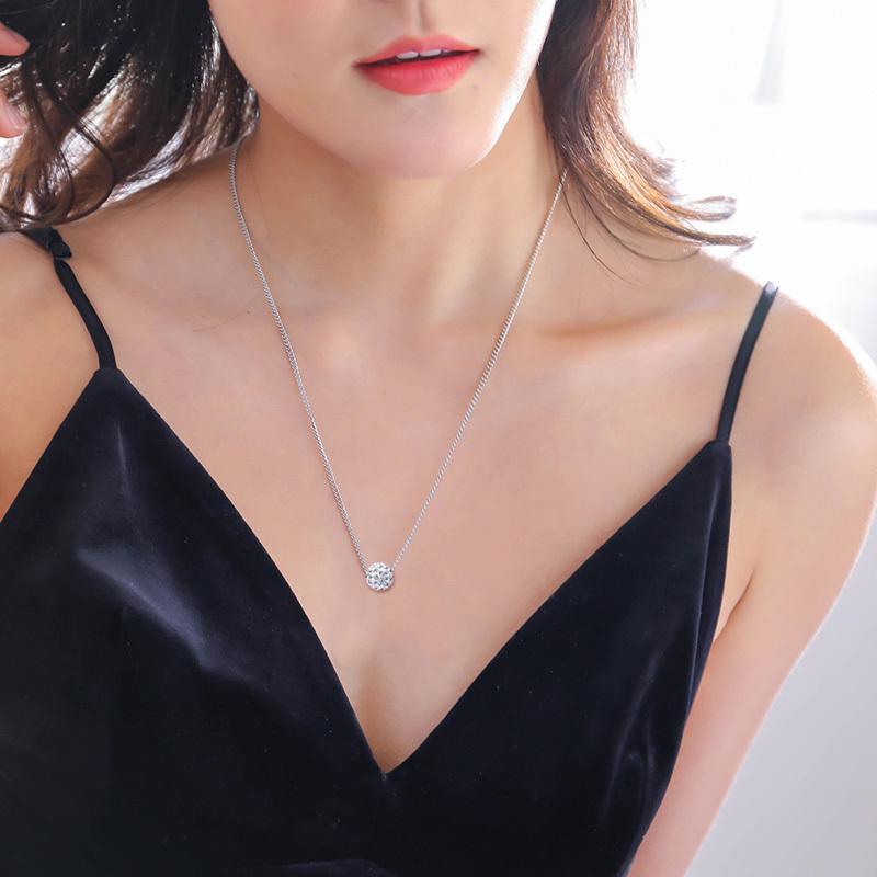 Clavicle Crystal Ball Necklace - trinkets.pk