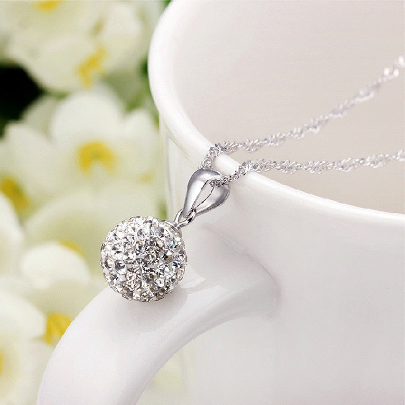 Crystal Ball Necklace - trinkets.pk
