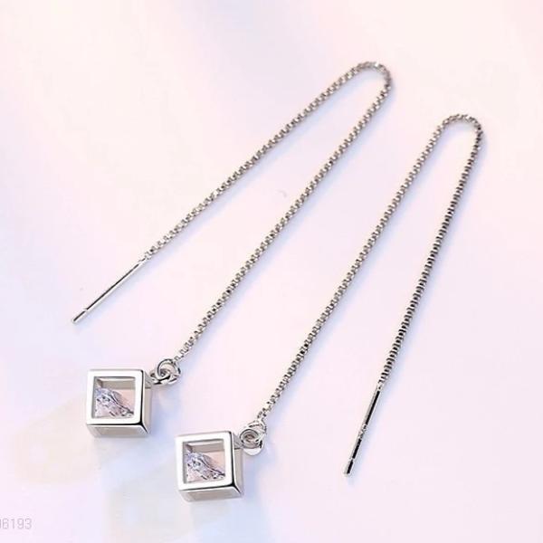 Crystal Cube Necklace Set - trinkets.pk