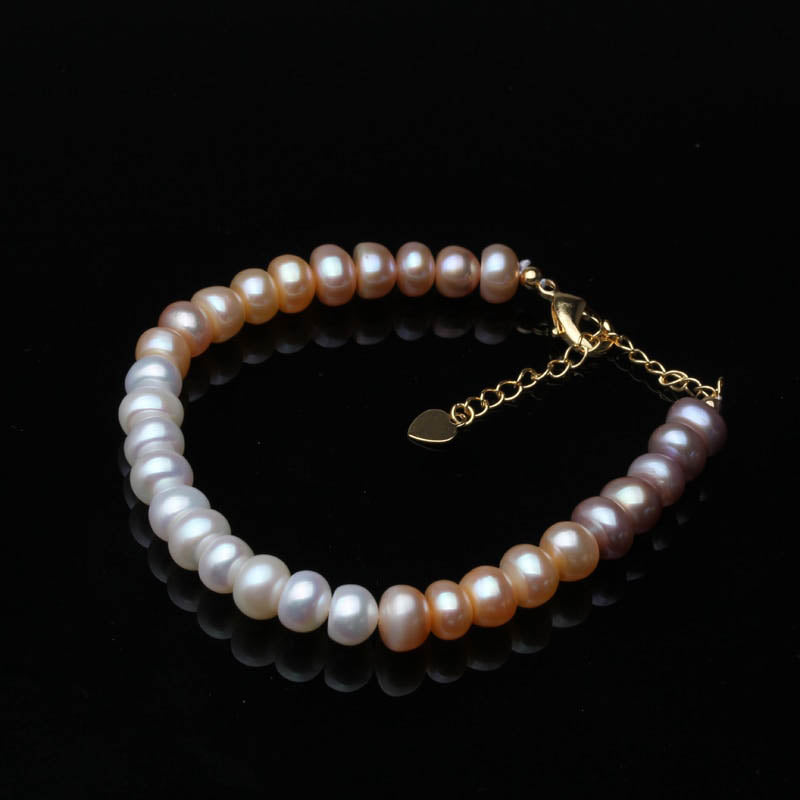 Freshwater Pearl Colorful Bracelet - trinkets.pk