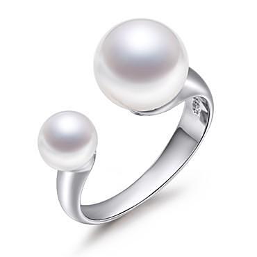 Double Freshwater Pearl Ring - trinkets.pk