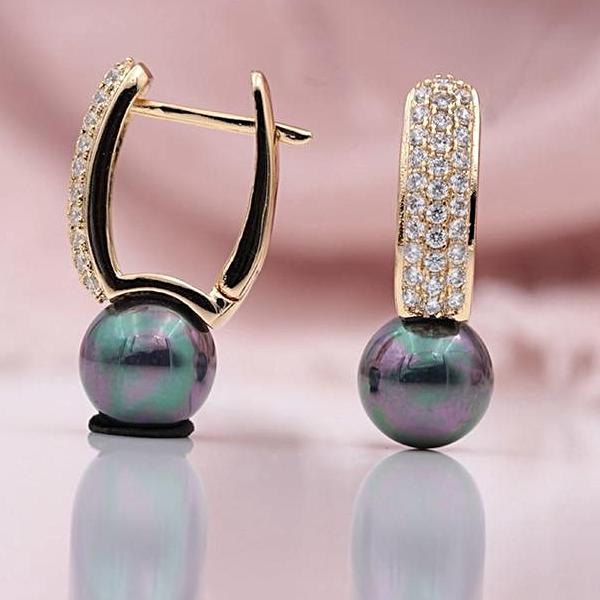 Freshwater Pearl Drop Earrings - trinkets.pk