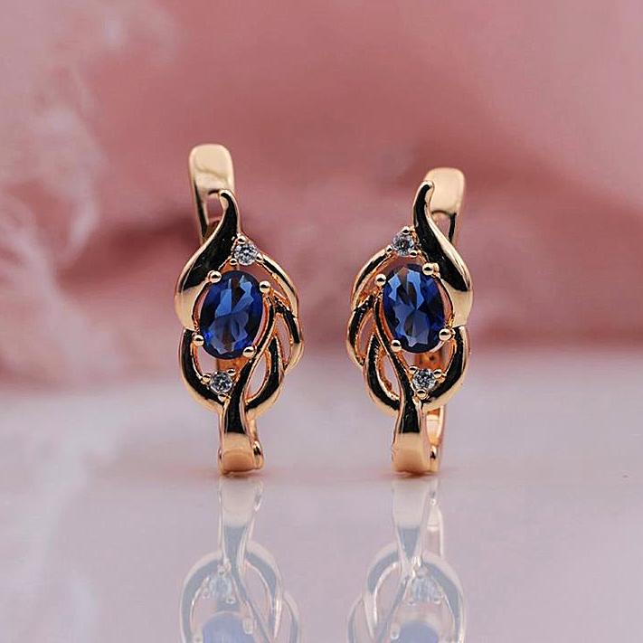 Cubic Zirconia Dangle Earrings - trinkets.pk