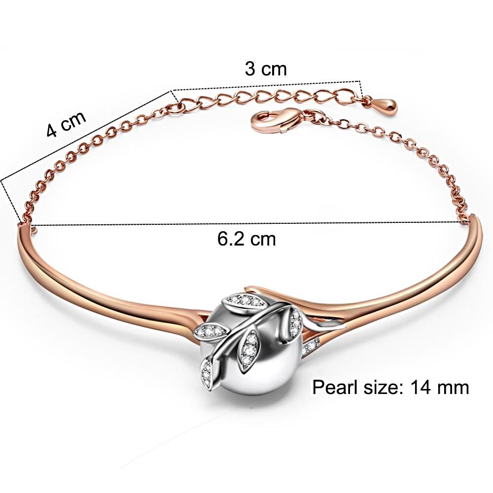 Rose Gold Pearl Jewelry Set - trinkets.pk